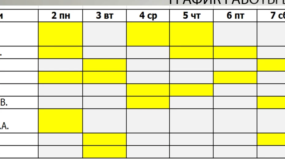 Расписание с 2.02.2026г  - 8.02.2026г